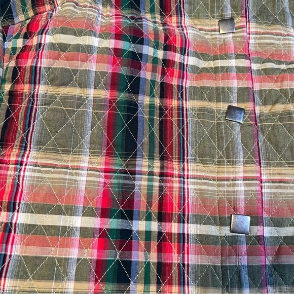 C.J.Banks by Christopher & Banks quilted plaid 🍁 snap closure 🍁 EUC 🍁 1X - Picture 8 of 11